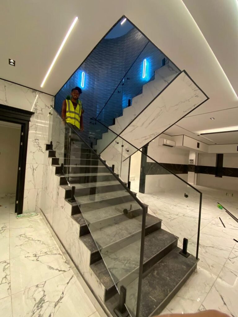 درابزين زجاج 13